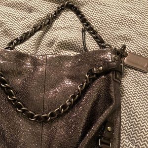 Cool Gunmetal Coach Bag!!!!